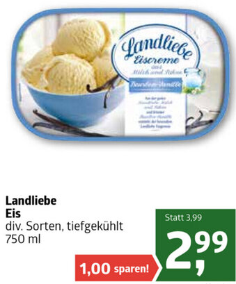 ADEG Landliebe Eis 750 ml Angebot
