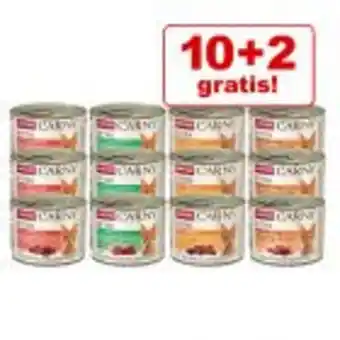 Zooplus 10 + 2 gratis! animonda carny kitten-mix 12 x 200 g Angebot