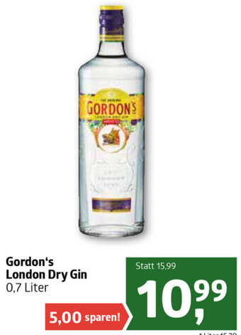 ADEG Gordon's London Dry Gin 0.7 Liter Angebot