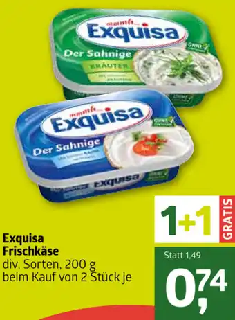 ADEG Exquisa Frischkåse 200 g von 2 Stück Angebot