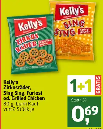 ADEG Kelly's Zirkusråder, Sing Sing 80 g von 2 Stück je Angebot