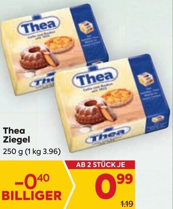 Billa Thea Ziegel 250 g Angebot