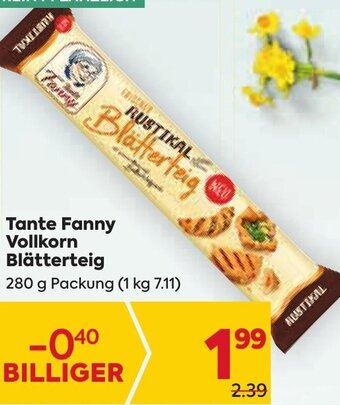 Billa Tante Fanny Vollkorn Blätterteig 280 g Angebot