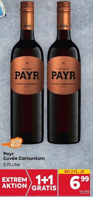 Billa Payr Cuvée Carnuntum 0,75 Liter Angebot