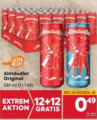 Billa Almdudler Original 330 ml Angebot