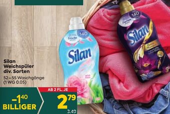 Billa Silan Weichspüler div. Sorten 52-55 WC Angebot
