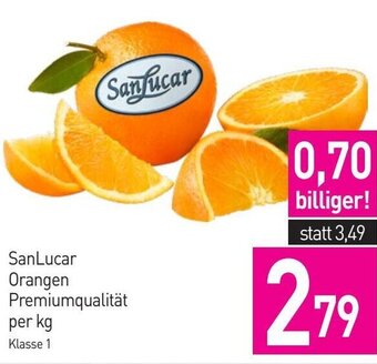 Sutterlüty SanLucar Orangen Premiumqualität per kg Angebot