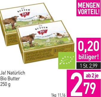 Sutterlüty Ja! Natürlich Bio Butter 250 g Angebot