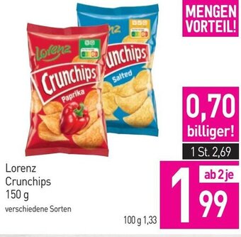 Sutterlüty Lorenz Crunchips 150 g Angebot
