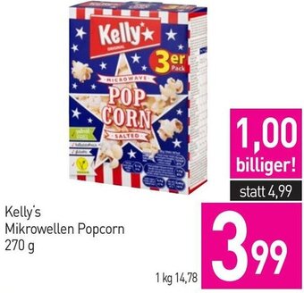 Sutterlüty Kelly's Mikrowellen Popcorn 270 g Angebot