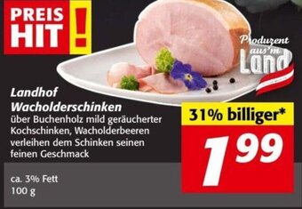 Nah&Frisch Landhof Wacholderschinken 100 g Angebot