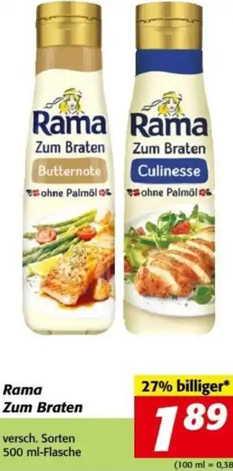 Nah&Frisch Rama zum Braten 500 ml Angebot