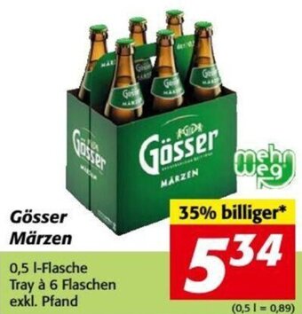 Nah&Frisch Gösser Märzen 0,5 Liter Angebot