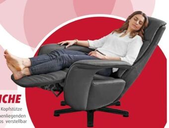 Polstermöbel Fischer Relaxsessel leder Angebot
