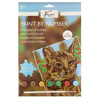 Buttinette Malen nach zahlen "katze", 33,5 x 23,8 cm Angebot
