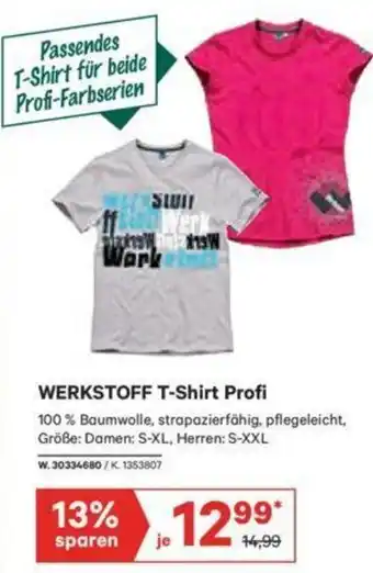 Lagerhaus Werkstoff T-Shirt Profi Angebot