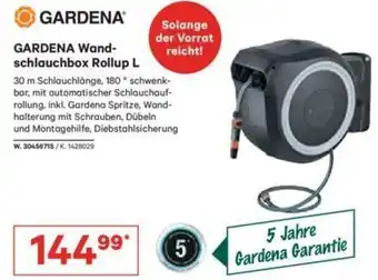 Lagerhaus Gardena Wandschlauchbox Rollup L Angebot