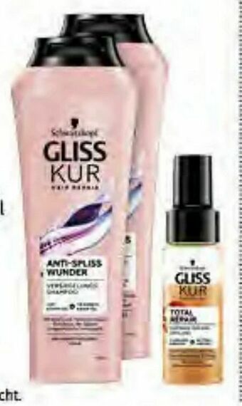 Müller Gliss Kur Shampoo Angebot
