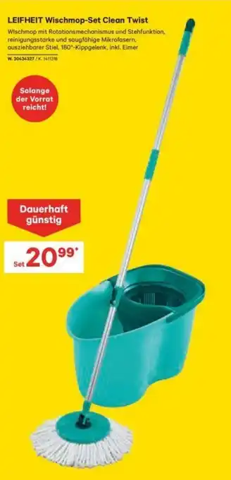Lagerhaus Leifheit Wischmop-Set Clean Twist Angebot