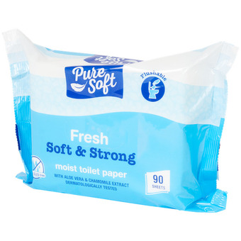 Action Pure soft feuchtes wc-papier Angebot