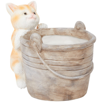Action Blumentopf mit katze Angebot