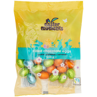 Action Easter moments gefüllte ostereier Angebot