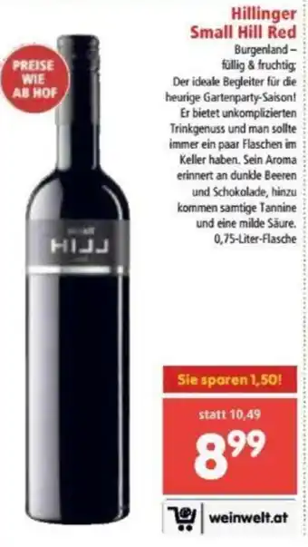 Interspar Hillinger Small Hill Red Angebot