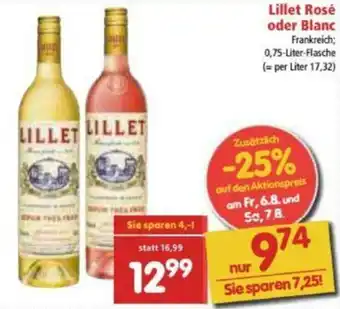 Interspar Lillet Rosé Oder Blac Angebot