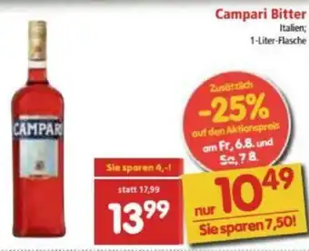Interspar Campari Bitter 1 Liter Angebot