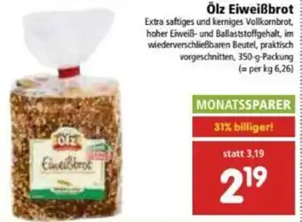 Interspar Ölz Eiweißbrot 350g Angebot