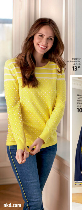 NKD Pullover mit Baumwolle Gr. S-XL Angebot