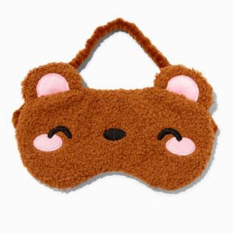 Claire's Sherpa brown bear sleeping mask Angebot