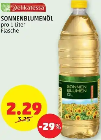 PENNY Delikatessa Sonnenblumenöl 1 Liter Angebot