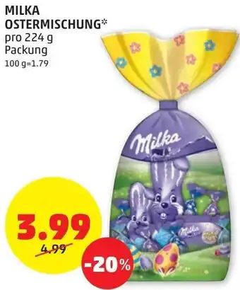 PENNY Milka Ostermischung 224g Packung Angebot