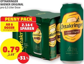PENNY Ottakringer Wiener Original 0,5 Liter Angebot
