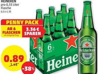 PENNY Heineken 0,33 Liter Angebot