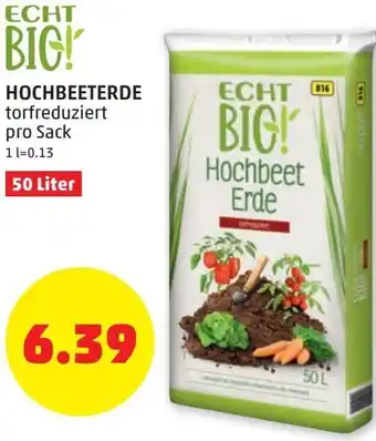 PENNY Echt Bio Hochbeeterde 50 Liter Angebot
