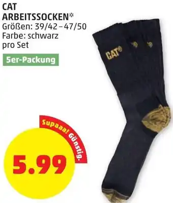 PENNY Cat Arbeitssocken 39/42-47/50 Angebot