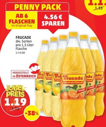 PENNY Frucade 1,5 Liter Angebot