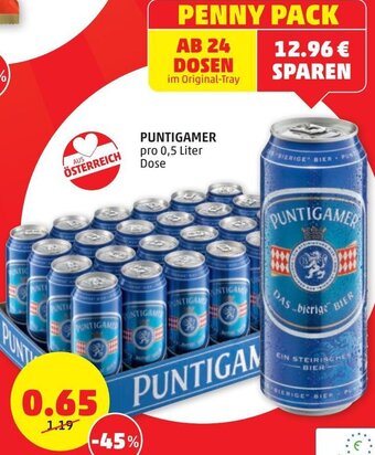PENNY Puntigamer 0,5 Liter Angebot