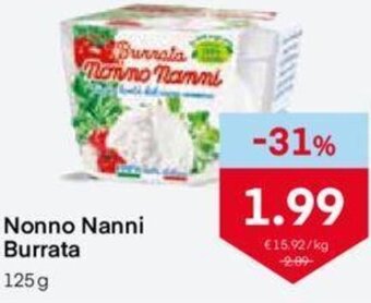 MPreis Nonno Nanni Burrata 125 g Angebot