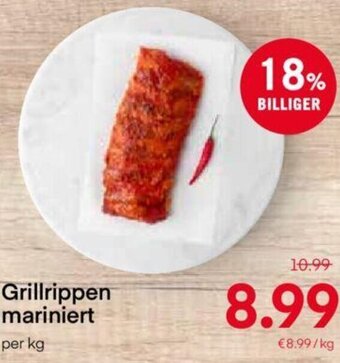 MPreis Grillrippen Mariniert per kg Angebot