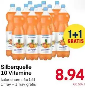 MPreis Silberquelle 10 Vitamine 6 x 1.5L Angebot