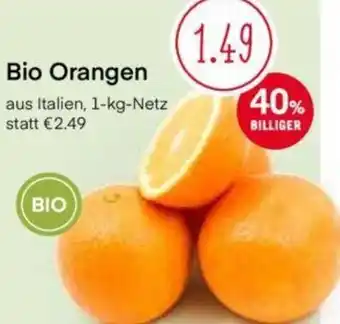 MPreis Bio Orangen 1 kg Angebot