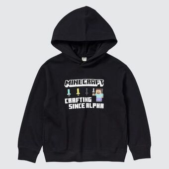 UNIQLO Kids minecraft ut graphic sweat hoodie Angebot