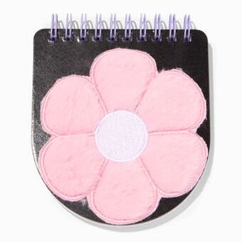 Claire's Furry pink daisy notebook Angebot