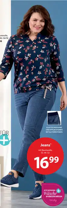 NKD Jeans mit Baumwolle Gr. 46-52 Angebot