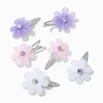 Claire's Claire's club daisy hair snap clips - 6 pack Angebot
