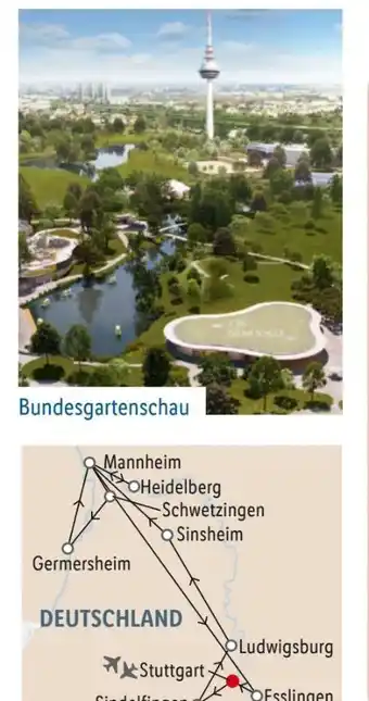 Lidl Reisen Bundesgartenschau deutschland Angebot