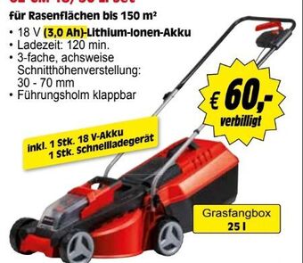 Zgonc Akku-rasenmäher ge-cm 18/30 li set Angebot